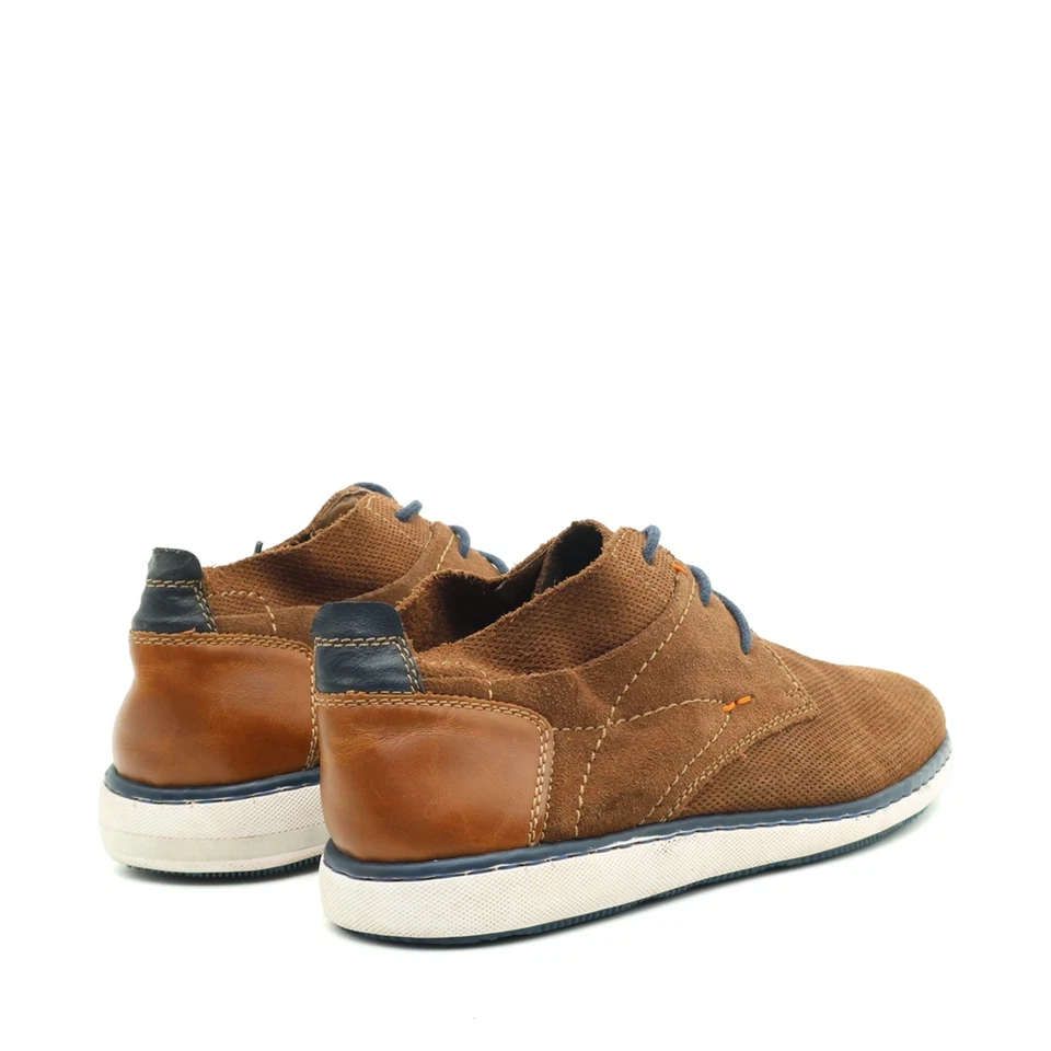 Rieker Herren Business Halbschuh Halbschuhe Braun Low-Top Schnürschuhe EU 42 - Bild 4 von 4