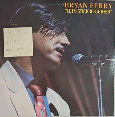 Bryan Ferry Let's Stick Together Vinyl Record VG+/G+ 2302045 1976