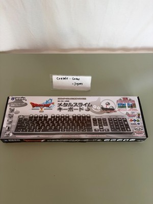 ''Nintendo Dragon Quest X Metal Slime Keyboard Silver HWI-52 Wii U/PC HORI Used