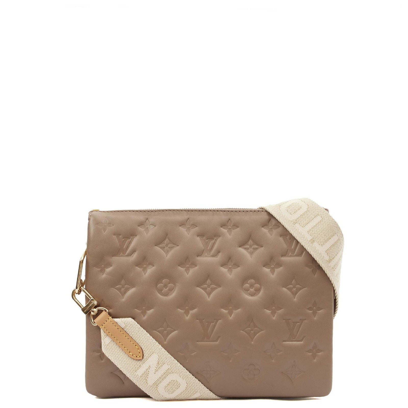 Louis Vuitton Cross Body Coussin PM in Brown, Empreinte Leather