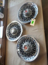 (3) 1976-80 Chevy Impala Wire Wheel Hub Cap Covers OEM Used Set of 3