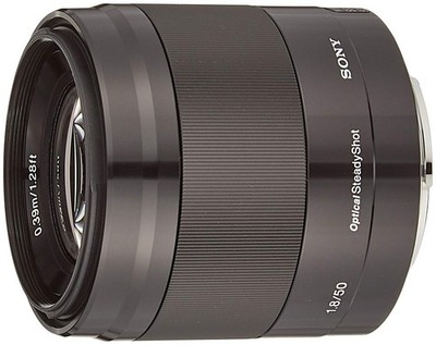 Sony SEL50F18 50mm F1.8 OSS Telephoto Prime Lens for APS-C E-Mount Black