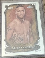 2025 Topps Chrome UFC - Allen and Ginter Justin Gaethje #AAG-26