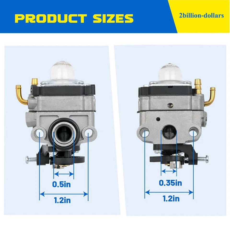 Línea de combustible de carburador 16100-ZM5-A95 para motor HONDA GX31, HHE31C/S, UMK431, WX10 Foto 2 de 4
