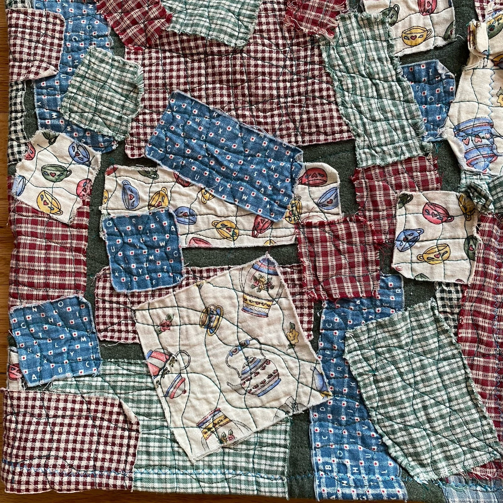 Handmade Patchwork Quilt Jacket Women’s L Coat Co… - image 5