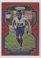 2021 Panini Prizm Red Wave Prizm 52/149 Marcus Peters #287 0i40
