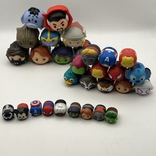 Marvel Disney TSUM TSUM Figure LOT Venom Spiderman Thanos Groot Rocket Ironman