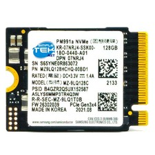 Image of Samsung PM991a MZ-9LQ128C NVMe M.2 2230 PCIe 3.0 x4 SSD 128GB