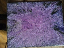 acrylic pour paintings on canvas