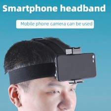 For Mobile Phone/ Sports Camera Lightweight ABS Head Strap with Phone Clip