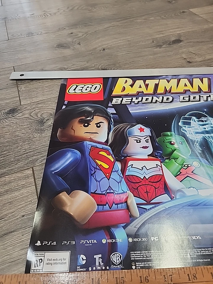 LEGO Batman 3 Beyond Gotham Justice League Official Promotional Poster 2014 - Image 2 of 4