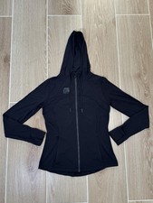 Lululemon Hooded Define Jacket Full Zip Nulu Womens 10 Black Athleisure Logo