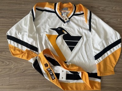 NEW Vtg 90s Pittsburgh Penguins CCM Authentic Ultrafil Center Ice Home  Jersey 52 - Main Image