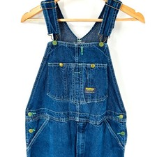 Vintage Oshkosh Bgosh Overalls Size 36x30 Mens Made In USA Denim Americana