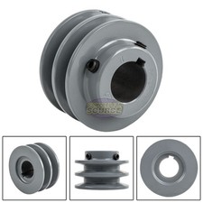 Cast Iron 2.75 Dual Groove Pulley A Section V Belt 4l 1 Shaft 14 Key Size Cast Iron 2.75 Dual Groove Pulley A Section V Belt 4l 1 Shaft 14 Key Size