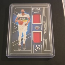 Panini 2024-25 Silhouette Dual Materials Anthony Davis #DMA-DAV Pelicans Card