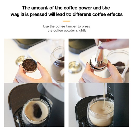 Steel Refillable Coffee Pods Capsules For Nespresso Vertuo Plus Series e - Foto 6 di 8