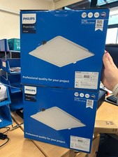 2 x Philips LED Panel White 1200lm 360deg 15w 4000k 230v IP20 295mm