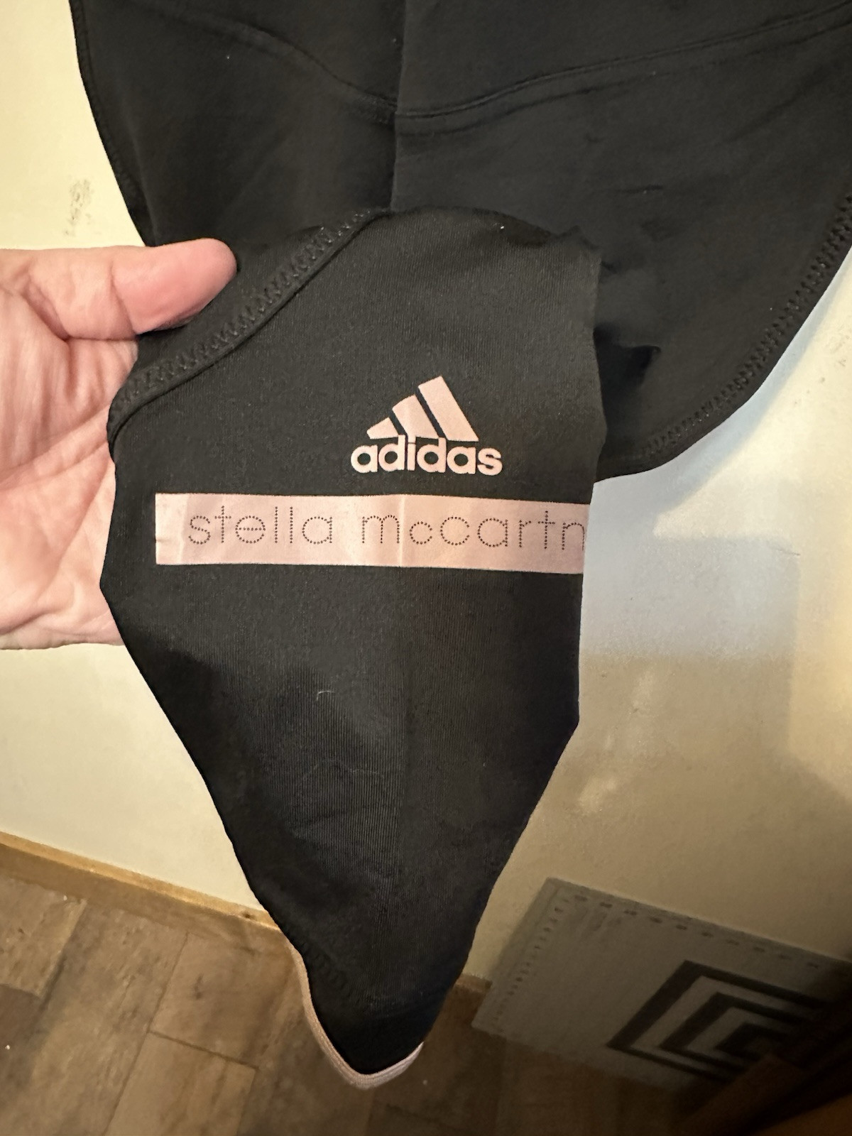 Stella McCartney x Adidas Black Run Performance Leggings Size Small Yoga Gym thumbnail 2