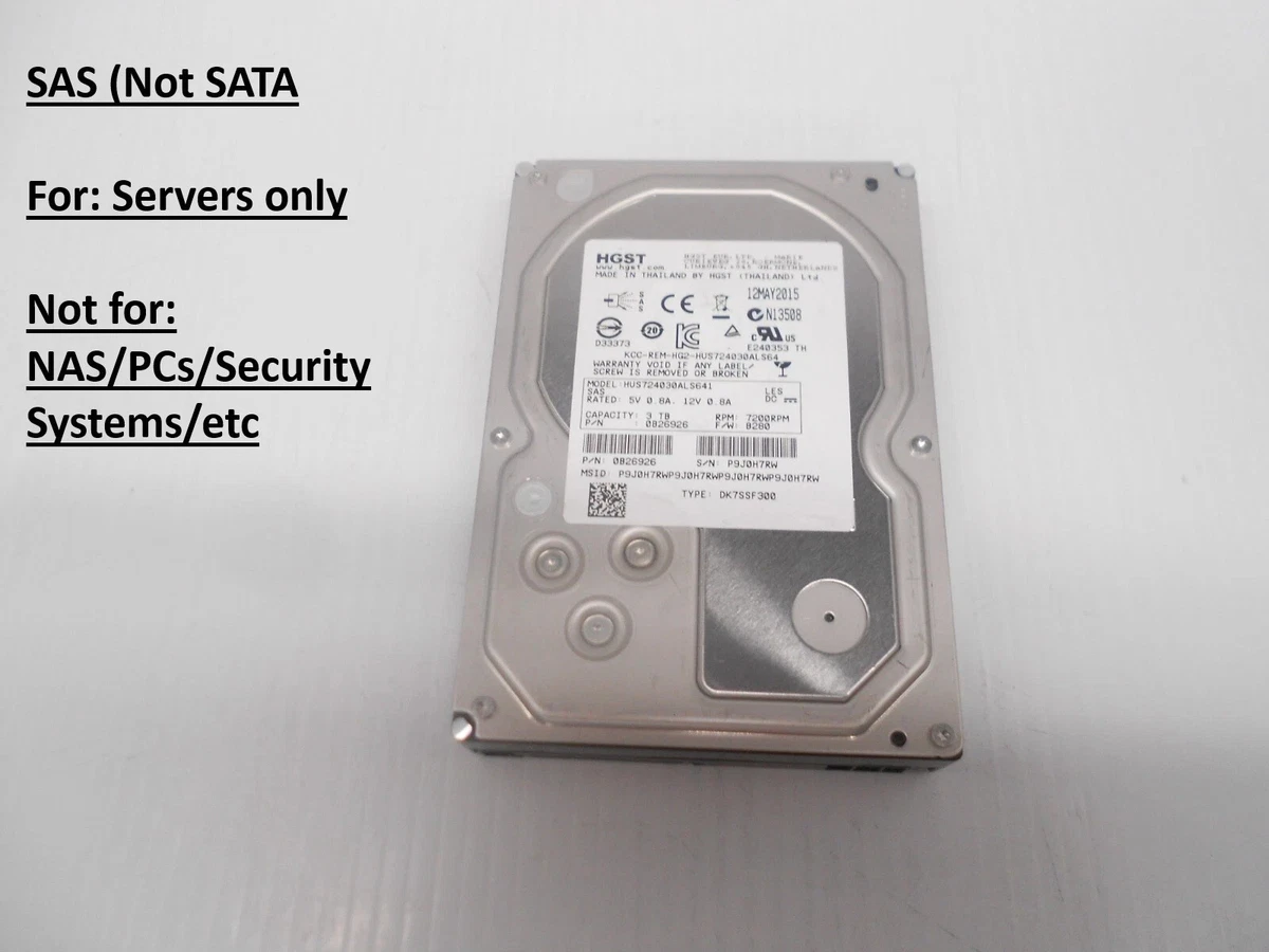 HGST SAS Internal Hard Disk Drives for sale - eBay
