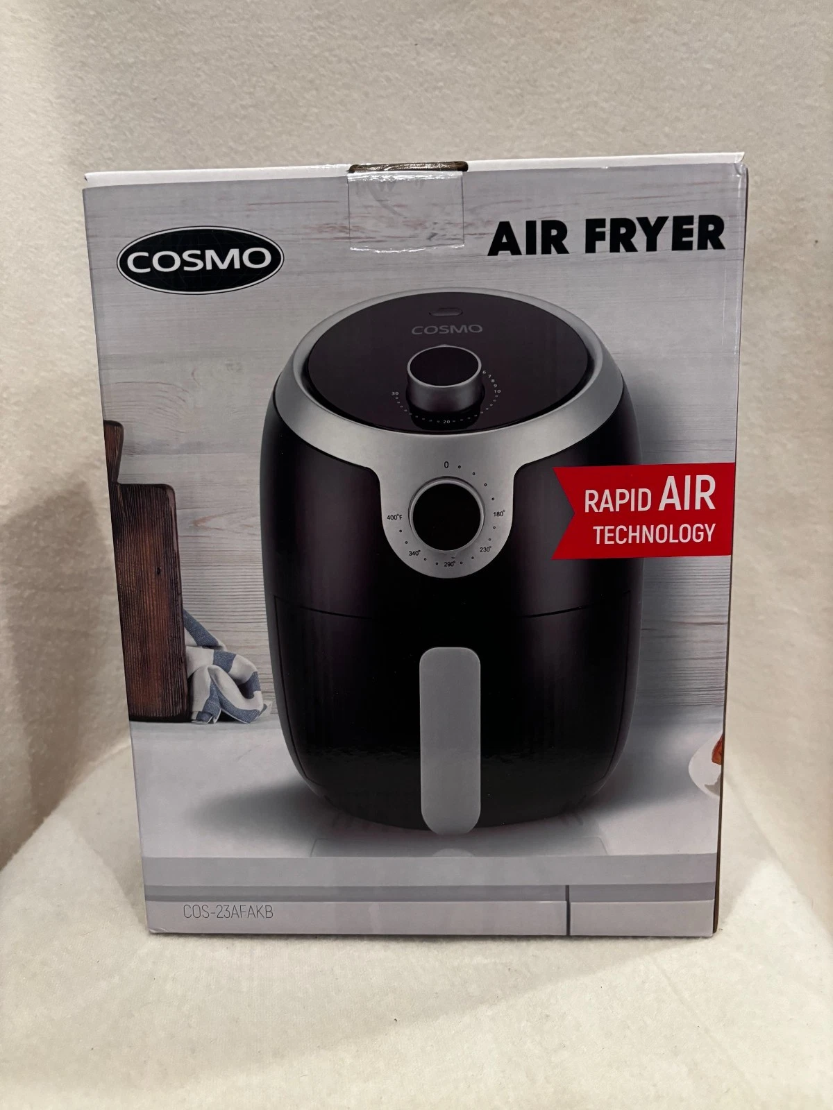COSMO COS-23AFAKB 2.3 Quart Electric Small Air Fryer with Temperature Control
Opens in a new window