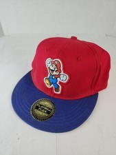 Mario - Super Mario Bros. 2013 Nintendo Fitted Red Hat Cap S/M NOS