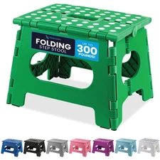 Handy Laundry Folding Lightweight Step Stool - Sturdy Enough to Support Adult...
