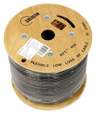 #ad #ad Low Loss 400 grade Coax 500#x27; foot Spool reel Shireen RFC400 LMR400 grade $449.00