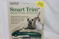 Smart Trim Adjustable Nail Clipper and Electric File For Pets