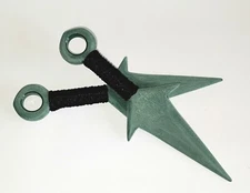 Kalaj Kutter Training Ninja Kunai Knife Pair Knives Jade Martial Arts Ninjutsu