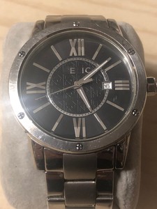 Relic By Fossil Watch Zr 11999 Quartz Works Large Size St Steel New Battery 72376528099 Ebay