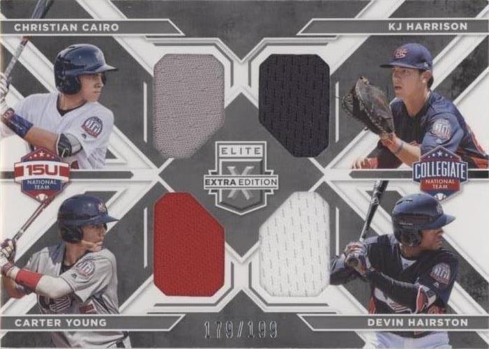 2016 Panini Elite Extra Edition - Carter Young Christian Cairo Devin Hairston #14 - 1 of 1