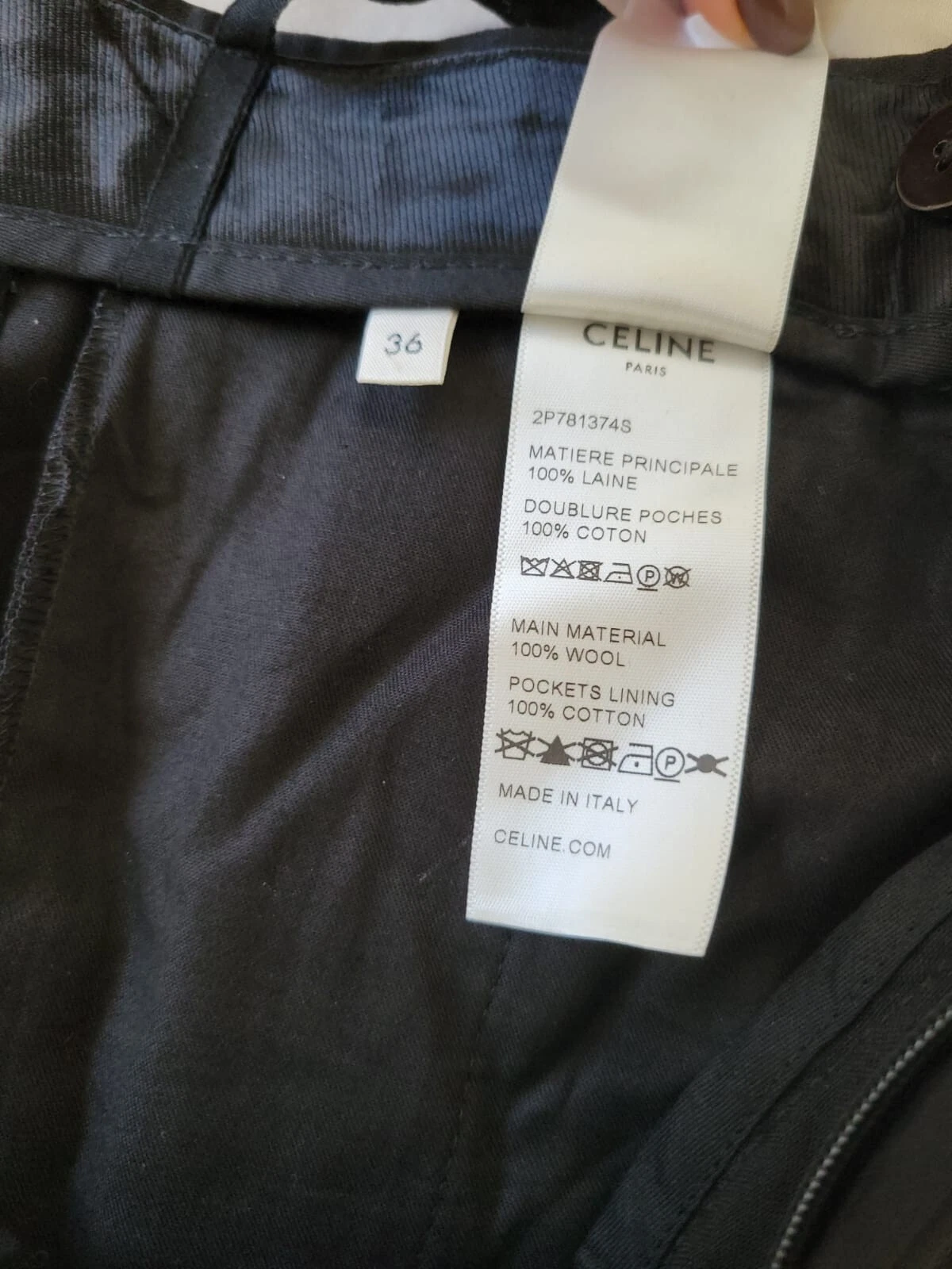 Pantaloni casual Celine