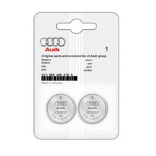AUDI Remote Key Fob Battery Lithium Coin Cell CR2032 X 2 Set A Q S RS RSQ TT