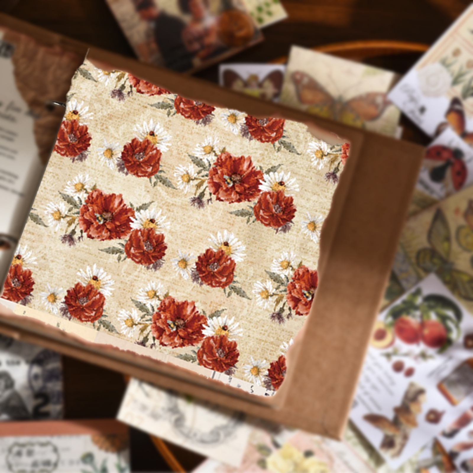 24pcs/set Scrapbooking Paper Not Easy to Break Handbook Making Handmade ...