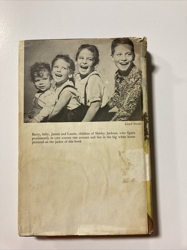 Life Among the Savages by Shirley Jackson 1953 Vintage Book Club Edition HCDJ - Picture 2 of 13