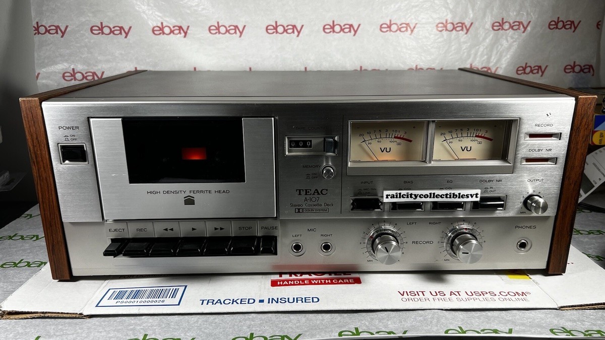 ラジオ・コンポ TEAC STREO CASSETTE DECK TEAC Cassette Deck Model V-4RX TESTED WORKS | eBay