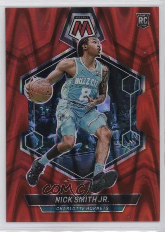 2023 Panini Mosaic Rookies Red Seismic Prizm /299 Nick Smith Jr #242 Rookie RC