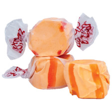 ORANGE Salt Water Taffy Candy - TAFFY TOWN - 1 LB BAG - FRESH - FREE SHIPPING