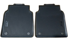 Audi A8 D4 LWB Rubber Floor Mats Set Rear Black GENUINE ACCESSORY 4H0061512 041