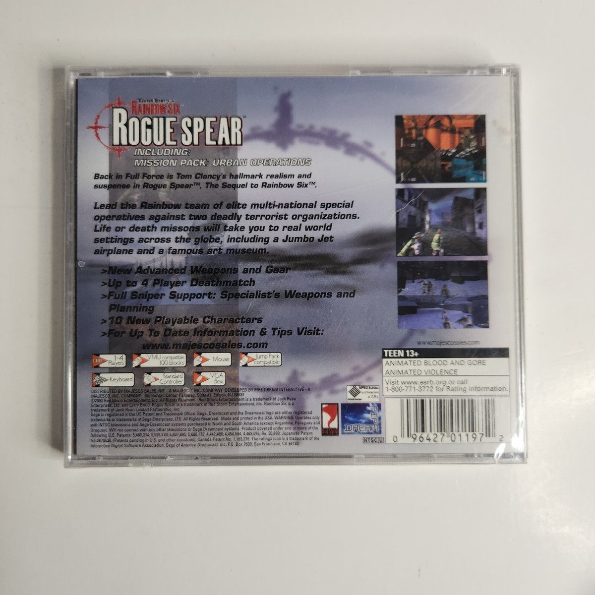 RAINBOW SIX ROGUE SPEAR 北米版　PlayStation Amazon.com: Tom Clancy's Rainbow Six: Rogue Spear