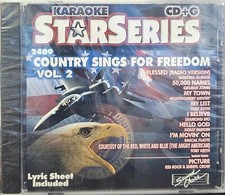 SC2409 COUNTRY SINGS FOR FREEDOM SOUND CHOICE KARAOKE LOT WA