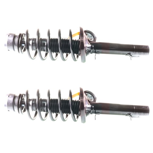 Alu Profil 40x40 Nut 8 2x Stoßdämpfer Mit Federn Vorne Komplett Vormontiert Für Audi, Seat, Skoda, VW Alu Profil Schwarz Eloxiert