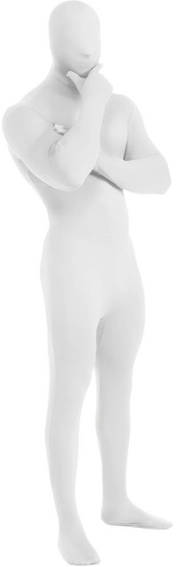 white spandex bodysuit