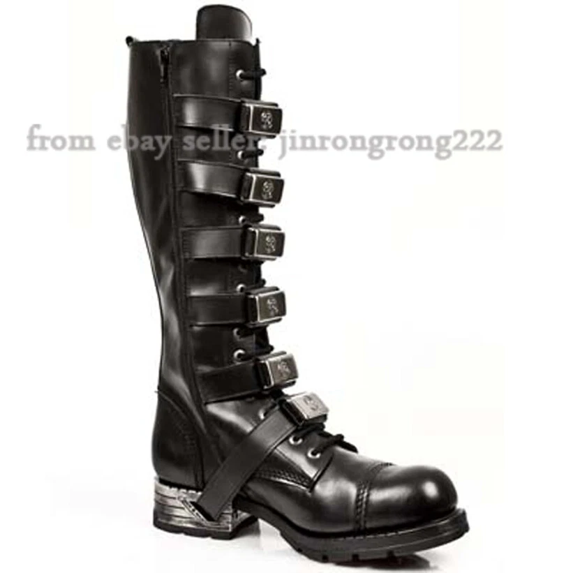 Tall leather motorcycle boots for men 2025