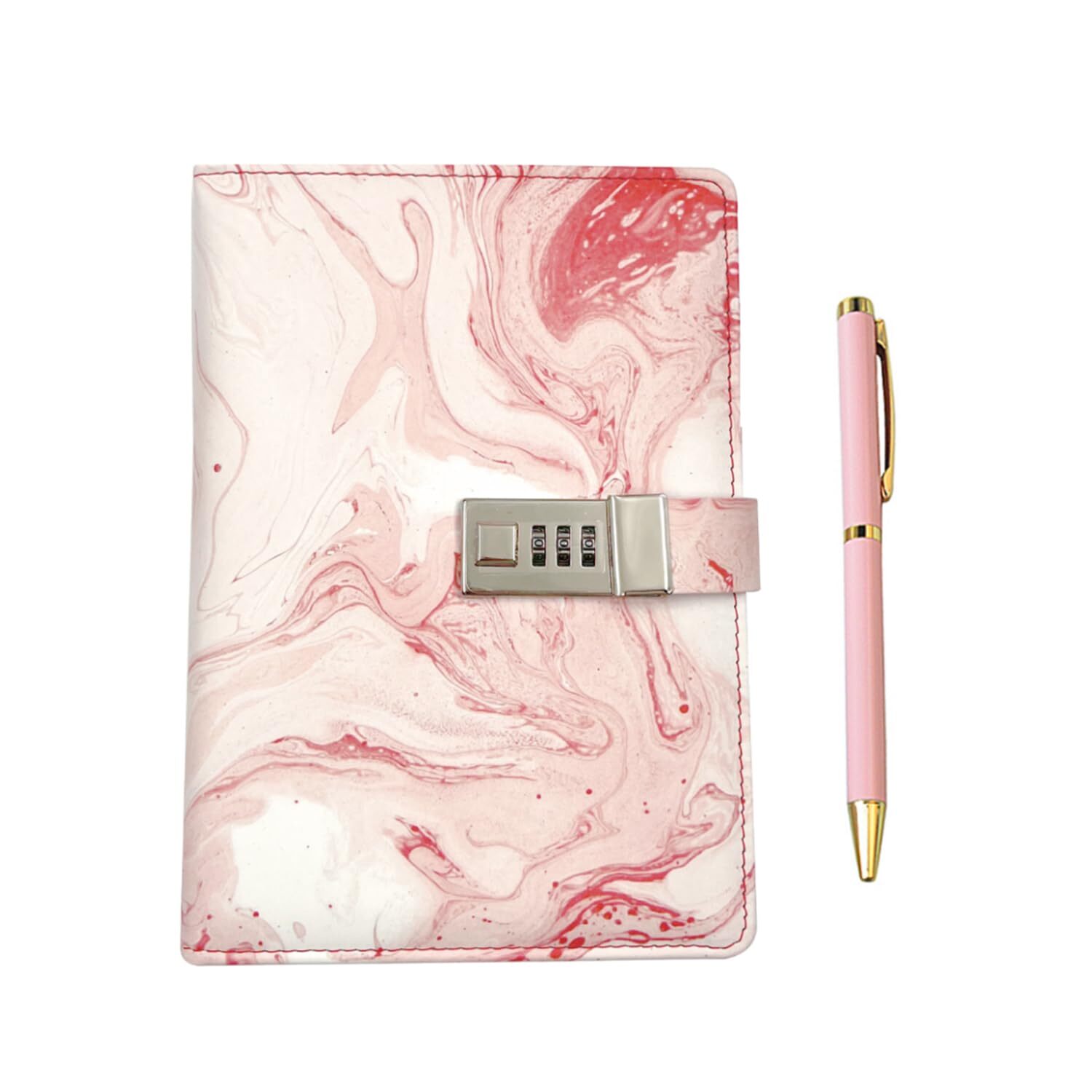 Lockable Journal Diary - 240 Pages with Pen & Gift Box, Password Protected Notebook-image