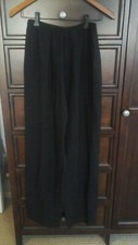 VINTAGE LADIES BLACK DRESS PANTS BLACK SIZE 9/10