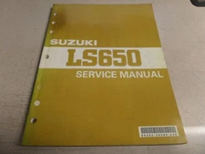 OEM Suzuki Factory Service Manual 1986-2004 LS650 99500-36085-03E