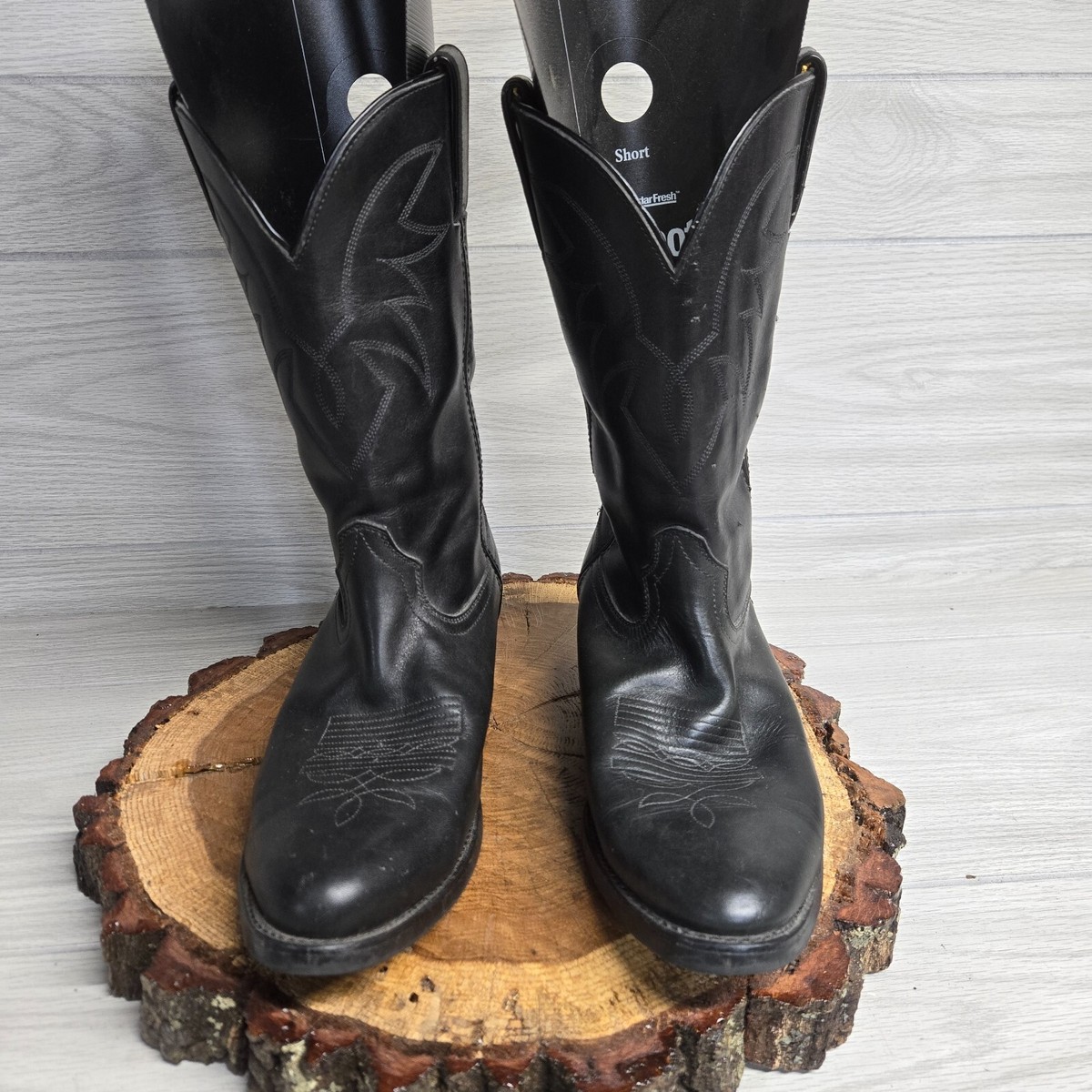 Durango TR760 Black Pull On Embroidered Oiled Leather  display picture 3