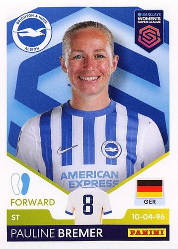 Panini Women's Super League WSL 2025 Stickers #1 - 165 women pick choose - Picture 123 of 166